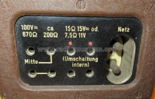Labor W, 15-Watt-Kinoverstärker VK152; Sennheiser (ID = 2849132) Ampl/Mixer