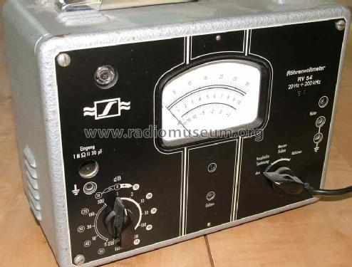 Labor W, Röhrenvoltmeter RV54; Sennheiser (ID = 1370406) Equipment