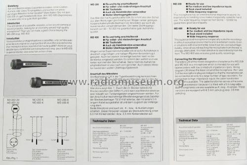 MD400; Sennheiser (ID = 2690125) Mikrofon/TA