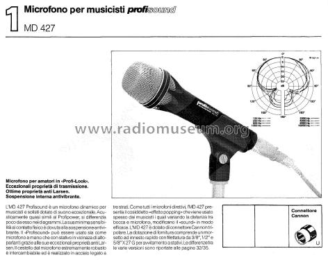 MD427; Sennheiser (ID = 2097530) Mikrofon/TA