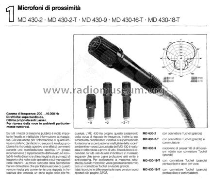 MD430; Sennheiser (ID = 2097538) Mikrofon/TA