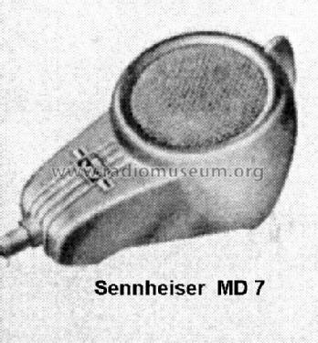 Labor W, MD7; Sennheiser (ID = 55171) Microphone/PU