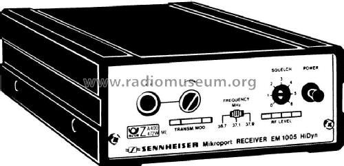 Mikroport Receiver EM1005; Sennheiser (ID = 612717) Commercial Re