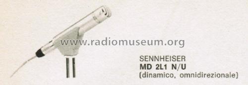 MD211 N und U; Sennheiser (ID = 2658178) Microphone/PU