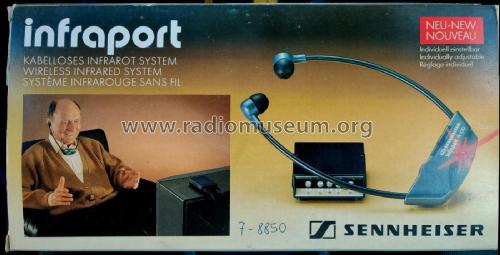 Set 100 Mono- Infrared Wireless Headphones 3258 Infraport TI100 RI100; Sennheiser (ID = 3001739) Parleur