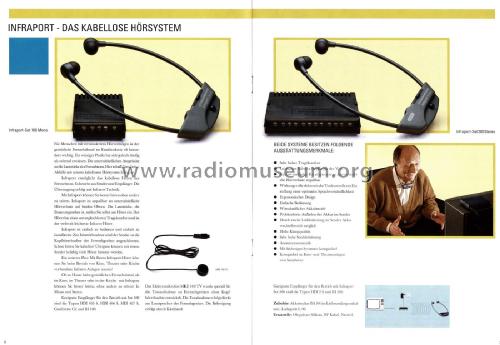 Set 100 Mono- Infrared Wireless Headphones 3258 Infraport TI100 RI100; Sennheiser (ID = 3001764) Speaker-P