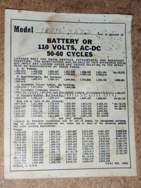 180XL ; Sentinel Radio Corp. (ID = 3006860) Radio