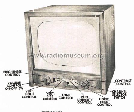 1U449-A; Sentinel Radio Corp. (ID = 3089247) Television