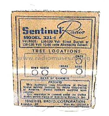 331-I ; Sentinel Radio Corp. (ID = 322209) Radio