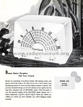 344 ; Sentinel Radio Corp. (ID = 2089402) Radio