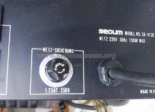 Stereo Amplifier SA-4130; SeoUm, where? (ID = 1602211) Ampl/Mixer