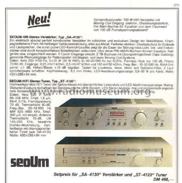 Stereo Amplifier SA-4130; SeoUm, where? (ID = 1739639) Ampl/Mixer