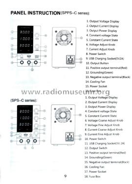 Bench Top DC Power Supply SPS-3206; Kuaiqu Electronic Co (ID = 2932256) Power-S