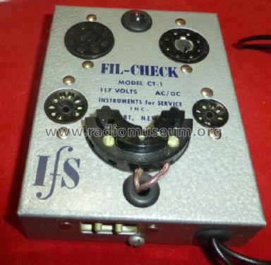 Filament Tube Tester Fil- Check CT-1; Service Instruments, (ID = 2032392) Equipment