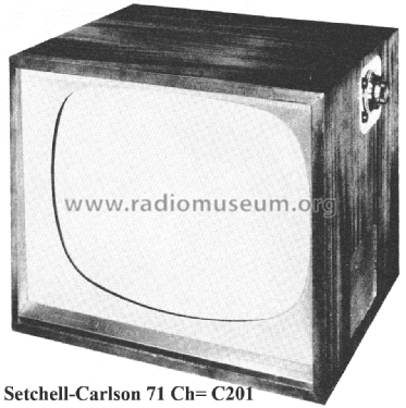 71 Ch= C-201; Setchell Carlson, (ID = 1847930) TV Radio