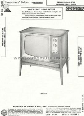 9C85 Ch= U803 ; Setchell Carlson, (ID = 816286) Télévision