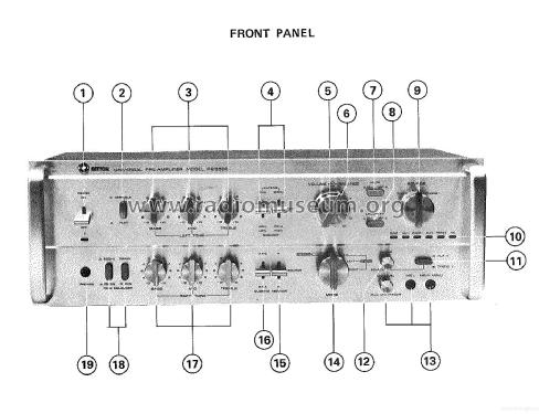 Universal Pre Amplifier PS 5500; Setton International (ID = 1941187) Ampl/Mixer