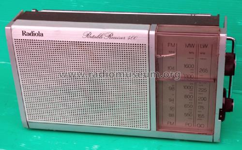 Portable Receiver 400 90AL400; Radiola marque (ID = 1876071) Radio