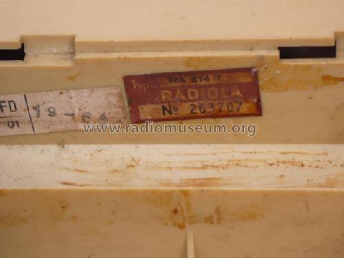 RA 314 T; Radiola marque (ID = 1607056) Radio