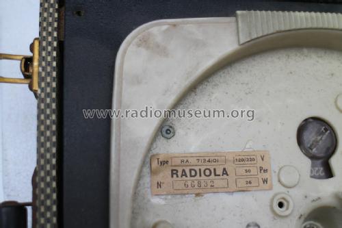 RA7124 /01; Radiola marque (ID = 1848099) R-Player