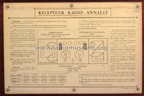 Poste Radio-Annales Type 4910; SFR S.F.R. - Société (ID = 1625986) Radio