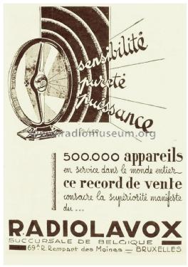 Radiolavox 30; Radiola marque (ID = 1798760) Parlante
