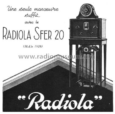 Sfer 20 ; Radiola marque (ID = 1843252) Radio