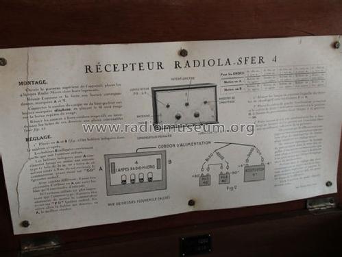 SFER 4 ; Radiola marque (ID = 1487774) Radio