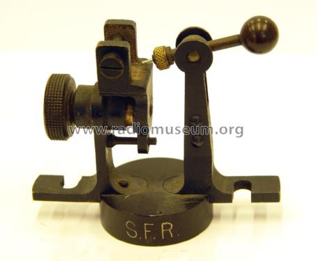 détecteur à galène horizontal réglage micrométrique; SFR S.F.R. - Société (ID = 2430141) Bauteil