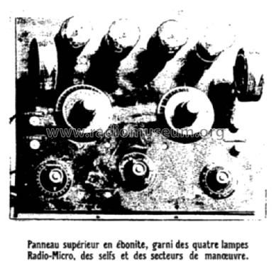 Poste Radio-Annales Type 4910; SFR S.F.R. - Société (ID = 2507724) Radio