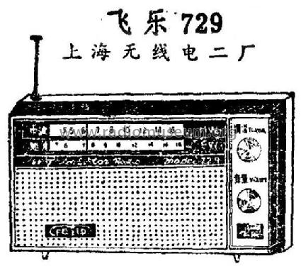 Feilo 飞乐 729; Shanghai No.2 上海无线电 (ID = 814832) Radio