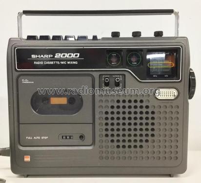 2000 Radio Tape Recorder GF-2000X; Sharp; Osaka (ID = 2833070) Radio