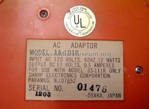 3S-111R; Sharp; Osaka (ID = 384888) Televisión