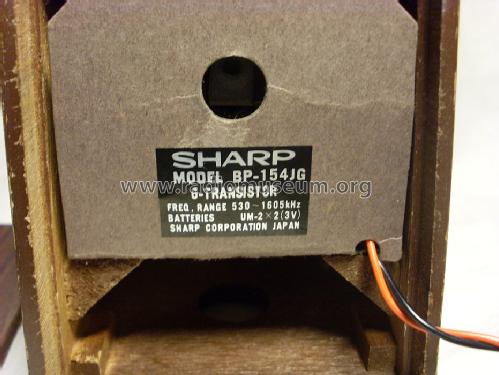 6-Transistor BP-154JG; Sharp; Osaka (ID = 1397986) Radio