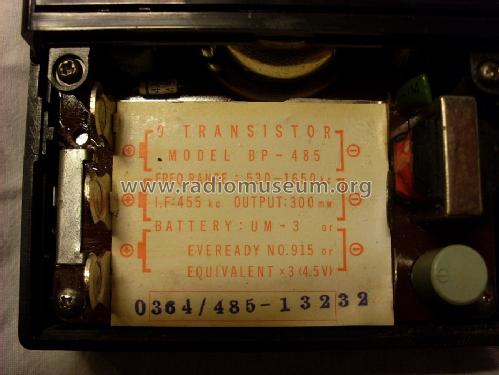 9 Transistor BP-485; Sharp; Osaka (ID = 1406156) Radio