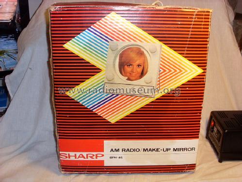 Make-Up Mirror Radio BPH-45 ; Sharp; Osaka (ID = 1495802) Radio