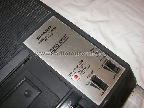 Cassette Recorder RD-764AV; Sharp; Osaka (ID = 1418794) Reg-Riprod