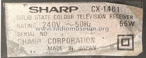 CX-1461; Sharp; Osaka (ID = 2931412) Television