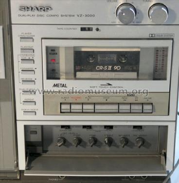 Dual Play Disc Combo System VZ-3000 ; Sharp; Osaka (ID = 436710) Radio