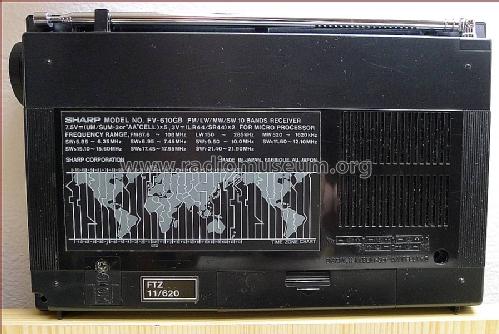 Dual Conversion Superheterodyne FV-610GB; Sharp; Osaka (ID = 1577862) Radio