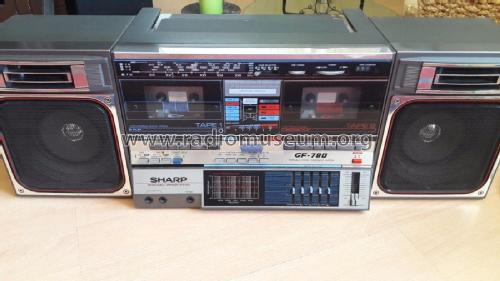 Portable Stereo Component System GF-780H; Sharp; Osaka (ID = 2127265) Radio