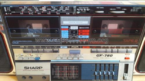 Portable Stereo Component System GF-780H; Sharp; Osaka (ID = 2127267) Radio