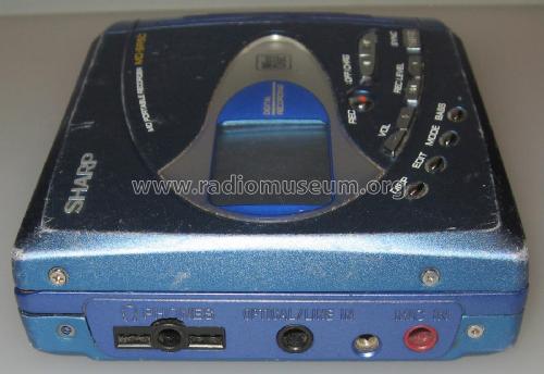 MD Portable Minidisc Recorder MD-SR50 H; Sharp; Osaka (ID = 3035335) Reg-Riprod