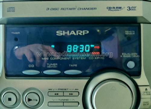 Mini Component System CD-XP110H; Sharp; Osaka (ID = 2879445) Radio