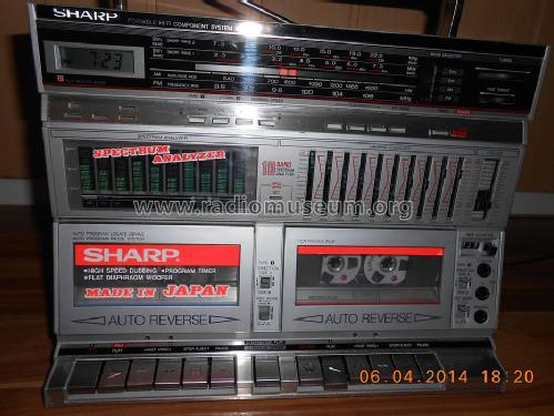 Portable Hi-Fi Component System WF-939Z; Sharp; Osaka (ID = 1639786) Radio