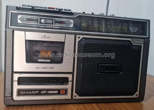 Radio-Tape Recorder GF-3800E; Sharp; Osaka (ID = 2868684) Radio