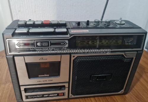 Radio-Tape Recorder GF-3800E; Sharp; Osaka (ID = 2868685) Radio