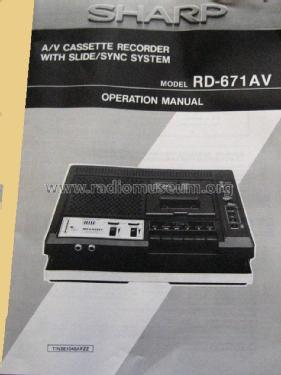RD-671AV; Sharp; Osaka (ID = 1807389) R-Player