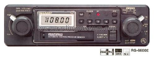 RG-6600E; Sharp; Osaka (ID = 566630) Car Radio