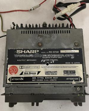 RG-875B; Sharp; Osaka (ID = 2867780) Car Radio